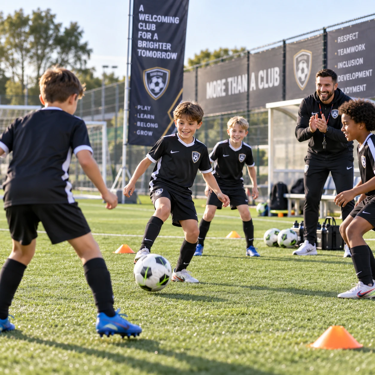 How Youth Football Clubs Help Young Players Build Confidence